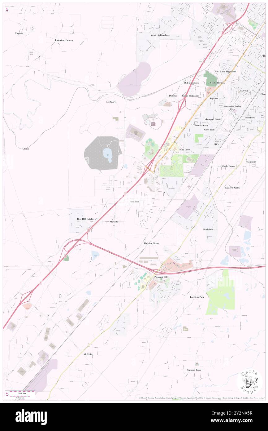 Flint Hill, Comté de Jefferson, US, États-Unis, Alabama, n 33 21' 18'', S 87 0' 22'', carte, Cartascapes carte publiée en 2024. Explorez Cartascapes, une carte qui révèle la diversité des paysages, des cultures et des écosystèmes de la Terre. Voyage à travers le temps et l'espace, découvrir l'interconnexion du passé, du présent et de l'avenir de notre planète. Banque D'Images