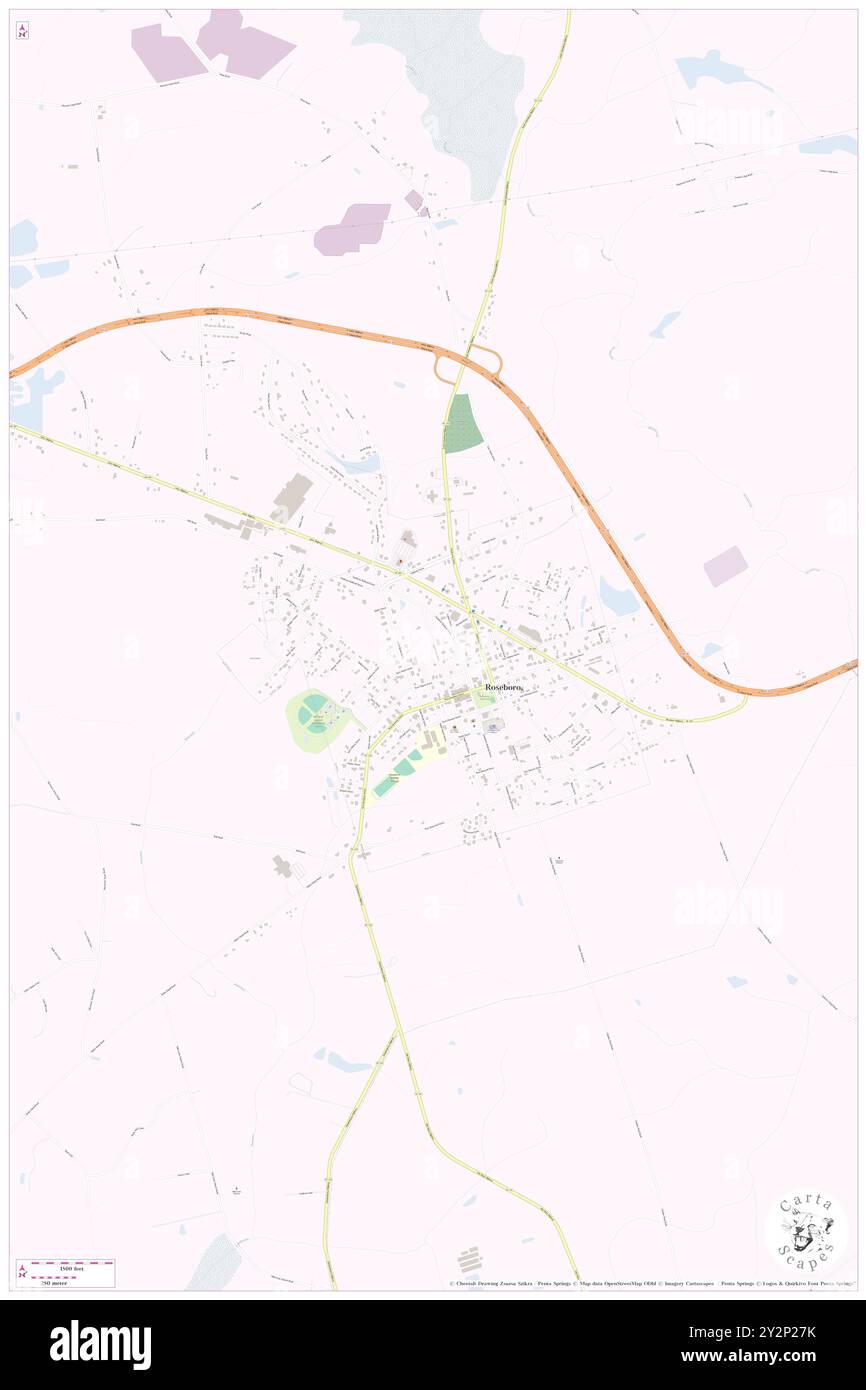 Roseboro, Comté de Sampson, US, États-Unis, Caroline du Nord, n 34 57' 10'', S 78 30' 31'', carte, Cartascapes carte publiée en 2024. Explorez Cartascapes, une carte qui révèle la diversité des paysages, des cultures et des écosystèmes de la Terre. Voyage à travers le temps et l'espace, découvrir l'interconnexion du passé, du présent et de l'avenir de notre planète. Banque D'Images