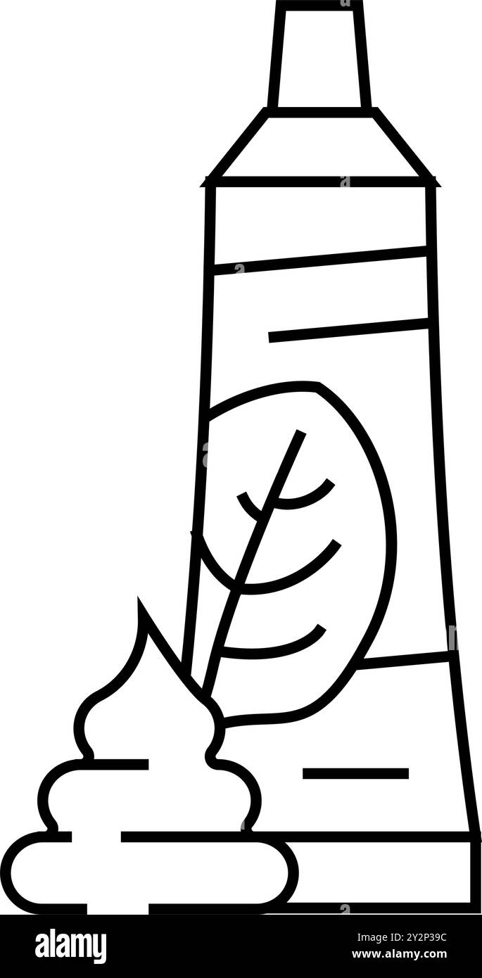 illustration vectorielle de l'icône représentant une ligne de pâtes épinards Illustration de Vecteur