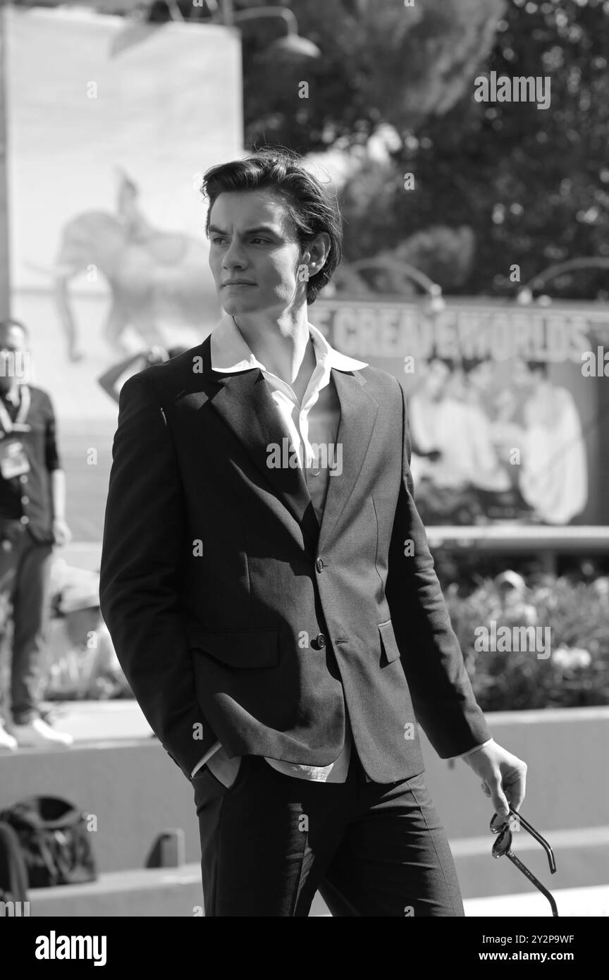 Le 29 août, Venise décline tapis rouge le 81ème Festival du film de Venise 2024. FAMA © Fausto Marci Banque D'Images