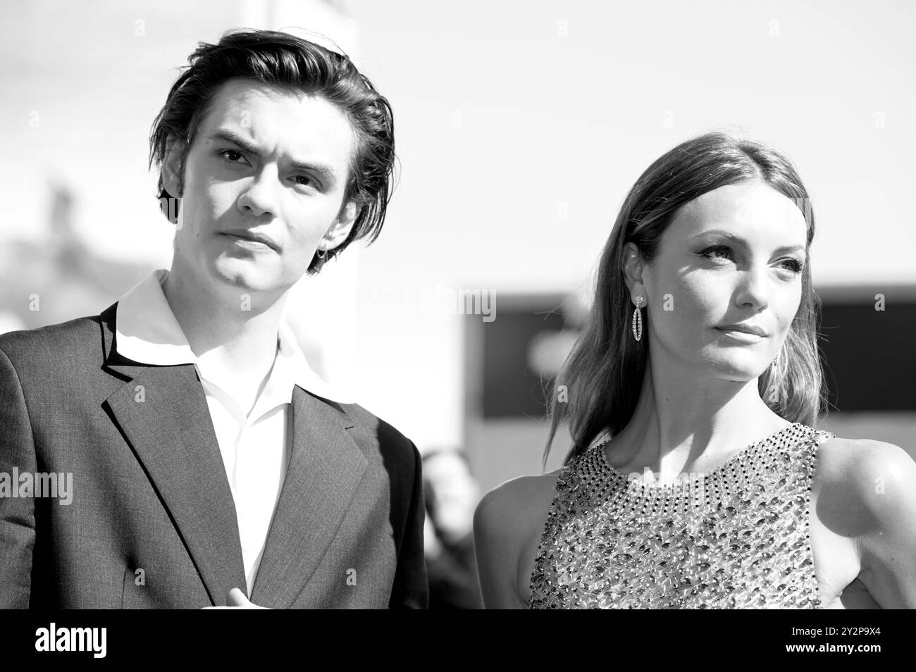 Le 29 août, Venise décline tapis rouge le 81ème Festival du film de Venise 2024. FAMA © Fausto Marci Banque D'Images