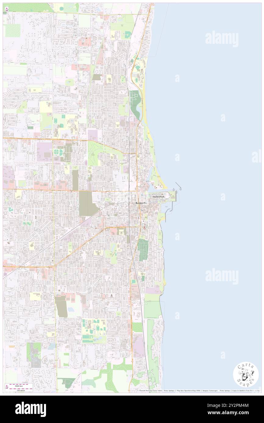 Chicago, comté de Kenosha, US, États-Unis, Wisconsin, n 42 35' 10'', S 87 49' 29'', carte, Cartascapes carte publiée en 2024. Explorez Cartascapes, une carte qui révèle la diversité des paysages, des cultures et des écosystèmes de la Terre. Voyage à travers le temps et l'espace, découvrir l'interconnexion du passé, du présent et de l'avenir de notre planète. Banque D'Images