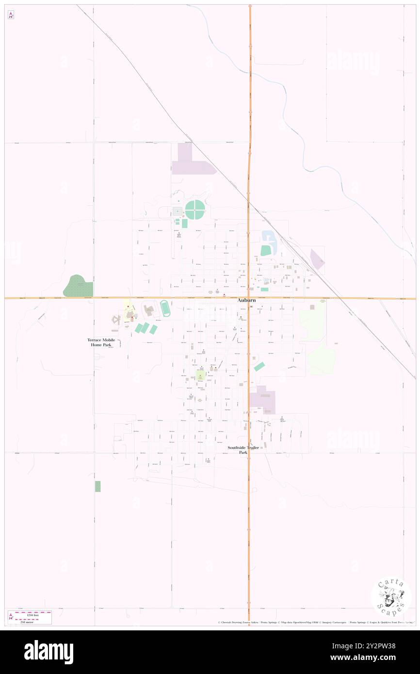 Auburn, Comté de Nemaha, US, États-Unis, Nebraska, n 40 23' 34'', S 95 50' 20'', carte, Cartascapes carte publiée en 2024. Explorez Cartascapes, une carte qui révèle la diversité des paysages, des cultures et des écosystèmes de la Terre. Voyage à travers le temps et l'espace, découvrir l'interconnexion du passé, du présent et de l'avenir de notre planète. Banque D'Images