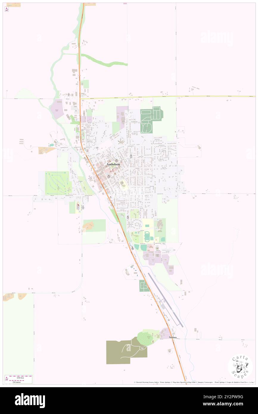 Audubon, Audubon County, US, United States, Iowa, n 41 43' 4'', S 94 55' 56'', carte, Cartascapes carte publiée en 2024. Explorez Cartascapes, une carte qui révèle la diversité des paysages, des cultures et des écosystèmes de la Terre. Voyage à travers le temps et l'espace, découvrir l'interconnexion du passé, du présent et de l'avenir de notre planète. Banque D'Images