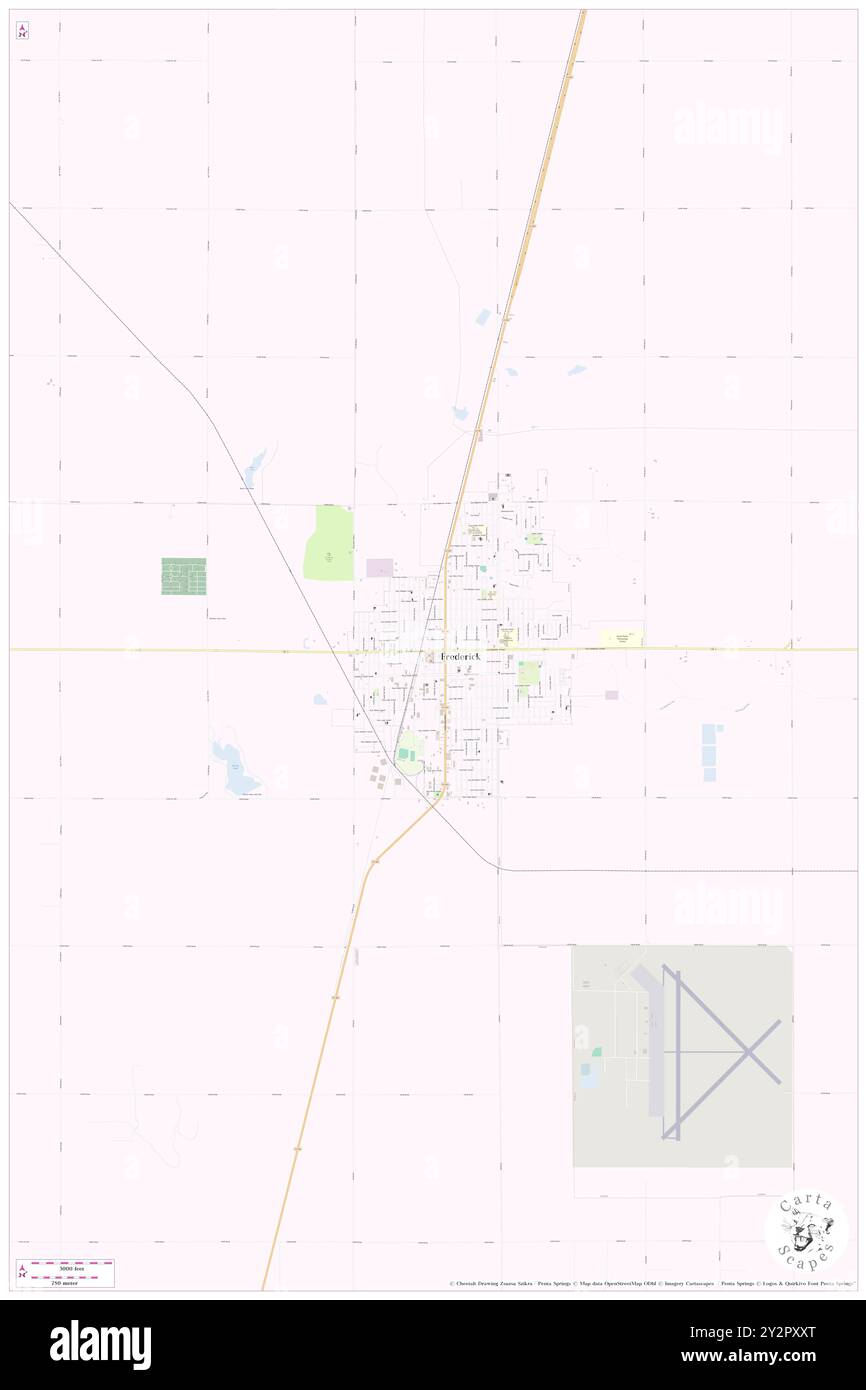 Frederick, Tillman County, US, États-Unis, Oklahoma, n 34 23' 31'', S 99 1' 6'', carte, Carthascapes carte publiée en 2024. Explorez Cartascapes, une carte qui révèle la diversité des paysages, des cultures et des écosystèmes de la Terre. Voyage à travers le temps et l'espace, découvrir l'interconnexion du passé, du présent et de l'avenir de notre planète. Banque D'Images