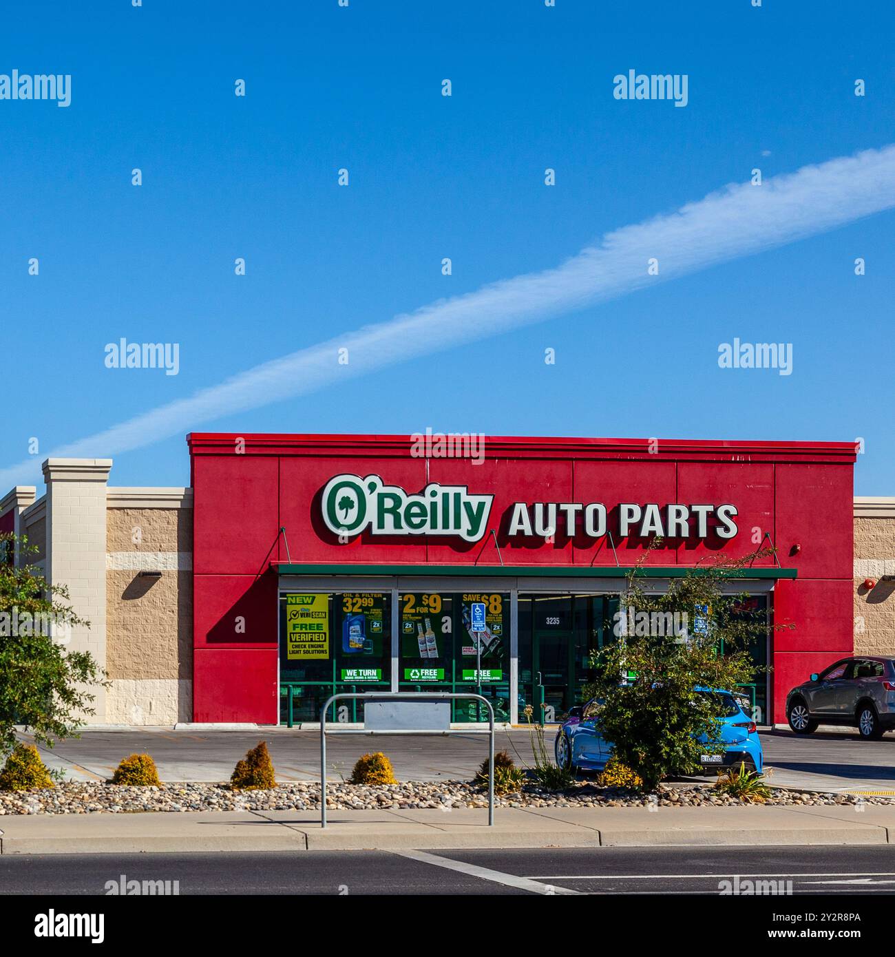 Un magasin O'Reilly Auto parts à Modesto en Californie Banque D'Images