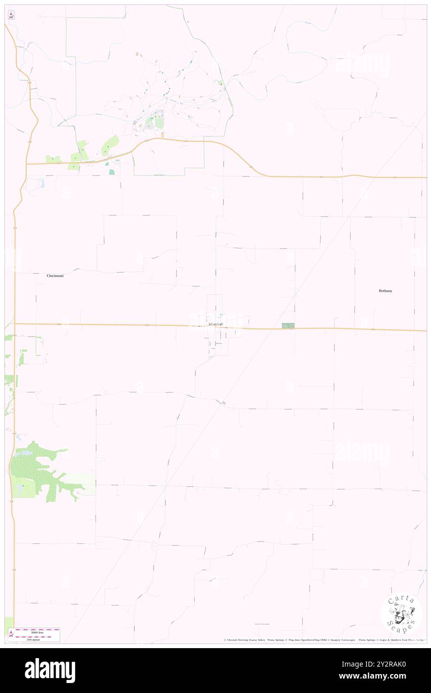 Marshall, Comté de Parke, US, États-Unis, Indiana, n 39 50' 53'', S 87 11' 16'', carte, Cartascapes carte publiée en 2024. Explorez Cartascapes, une carte qui révèle la diversité des paysages, des cultures et des écosystèmes de la Terre. Voyage à travers le temps et l'espace, découvrir l'interconnexion du passé, du présent et de l'avenir de notre planète. Banque D'Images