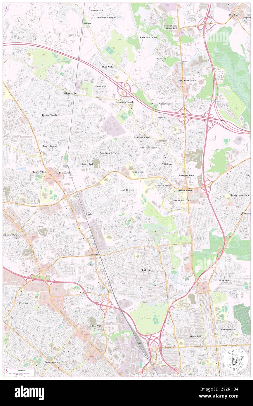 Lydell Heights, Henrico County, US, États-Unis, Virginie, n 37 38' 5'', S 77 29' 0'', carte, Cartascapes carte publiée en 2024. Explorez Cartascapes, une carte qui révèle la diversité des paysages, des cultures et des écosystèmes de la Terre. Voyage à travers le temps et l'espace, découvrir l'interconnexion du passé, du présent et de l'avenir de notre planète. Banque D'Images