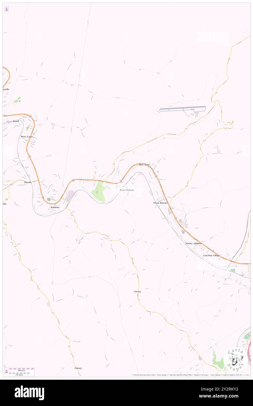 Broad Bottom, Pike County, US, États-Unis, Kentucky, n 37 32' 3'', S 82 35' 34'', carte, Cartascapes carte publiée en 2024. Explorez Cartascapes, une carte qui révèle la diversité des paysages, des cultures et des écosystèmes de la Terre. Voyage à travers le temps et l'espace, découvrir l'interconnexion du passé, du présent et de l'avenir de notre planète. Banque D'Images