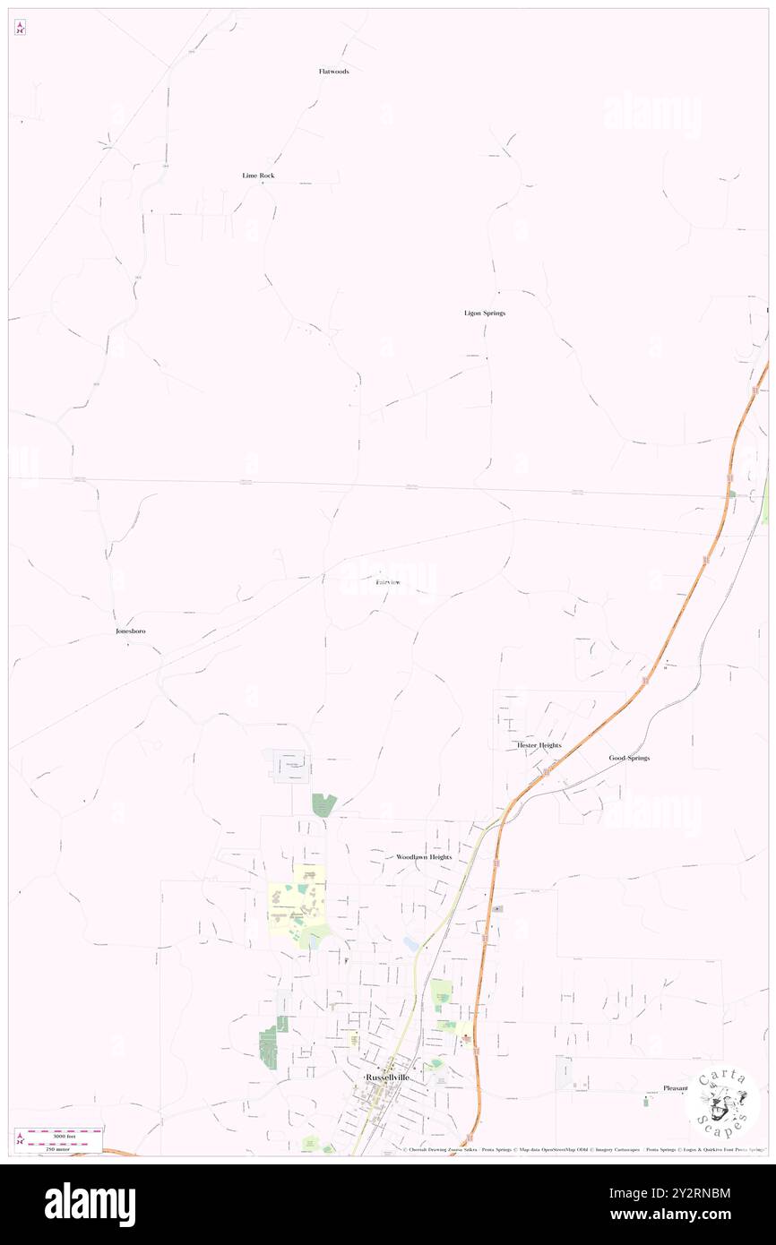 Fairview, Comté de Franklin, US, États-Unis, Alabama, n 34 33' 39'', S 87 43' 44'', carte, Cartascapes carte publiée en 2024. Explorez Cartascapes, une carte qui révèle la diversité des paysages, des cultures et des écosystèmes de la Terre. Voyage à travers le temps et l'espace, découvrir l'interconnexion du passé, du présent et de l'avenir de notre planète. Banque D'Images