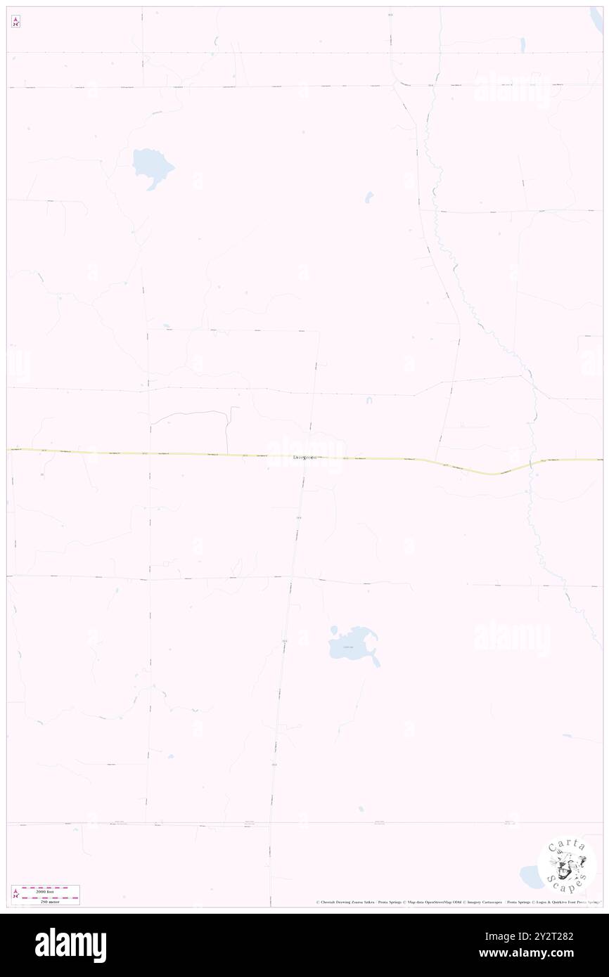 Evergreen, comté de Becker, US, États-Unis, Minnesota, n 46 45' 35'', S 95 27' 3'', carte, Cartascapes carte publiée en 2024. Explorez Cartascapes, une carte qui révèle la diversité des paysages, des cultures et des écosystèmes de la Terre. Voyage à travers le temps et l'espace, découvrir l'interconnexion du passé, du présent et de l'avenir de notre planète. Banque D'Images