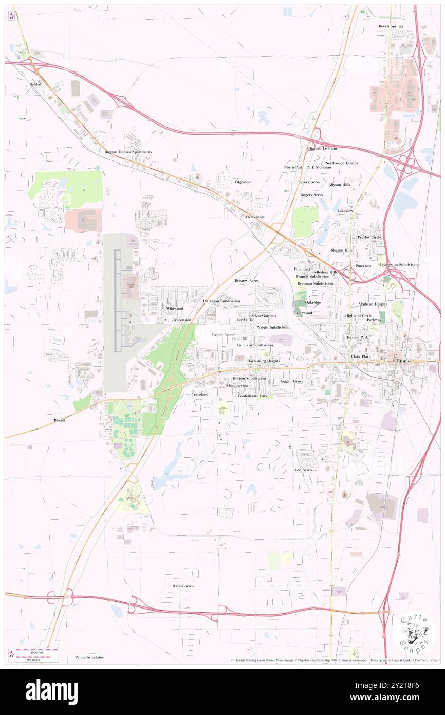 Green acres, Lee County, US, États-Unis, Mississippi, n 34 15' 45'', S 88 44' 42'', carte, Cartascapes carte publiée en 2024. Explorez Cartascapes, une carte qui révèle la diversité des paysages, des cultures et des écosystèmes de la Terre. Voyage à travers le temps et l'espace, découvrir l'interconnexion du passé, du présent et de l'avenir de notre planète. Banque D'Images