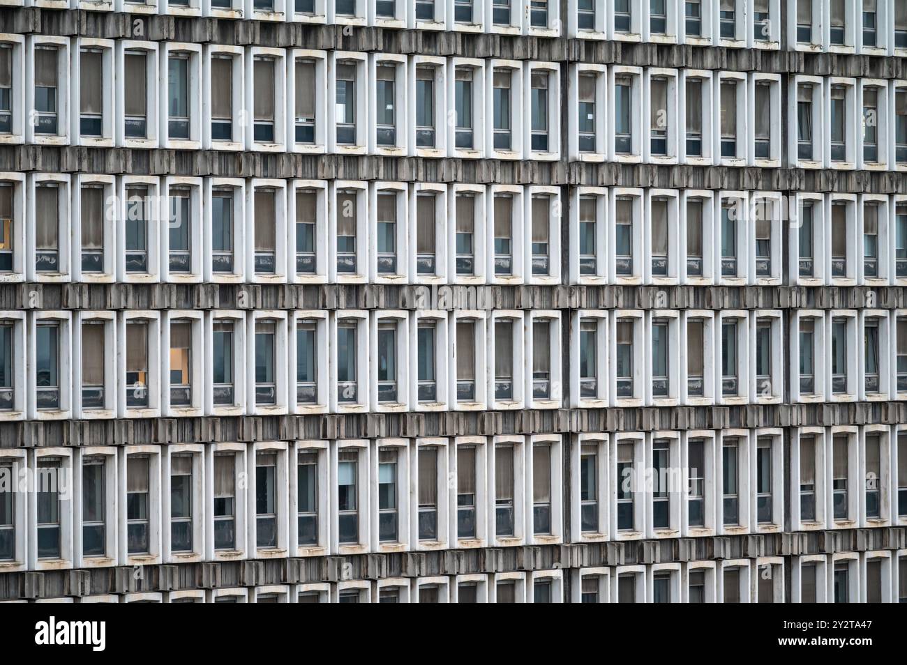 Schaerbeek, Bruxelles, Belgique - 10 septembre 2024 - siège de la RTBF Société française de radiodiffusion belge Banque D'Images
