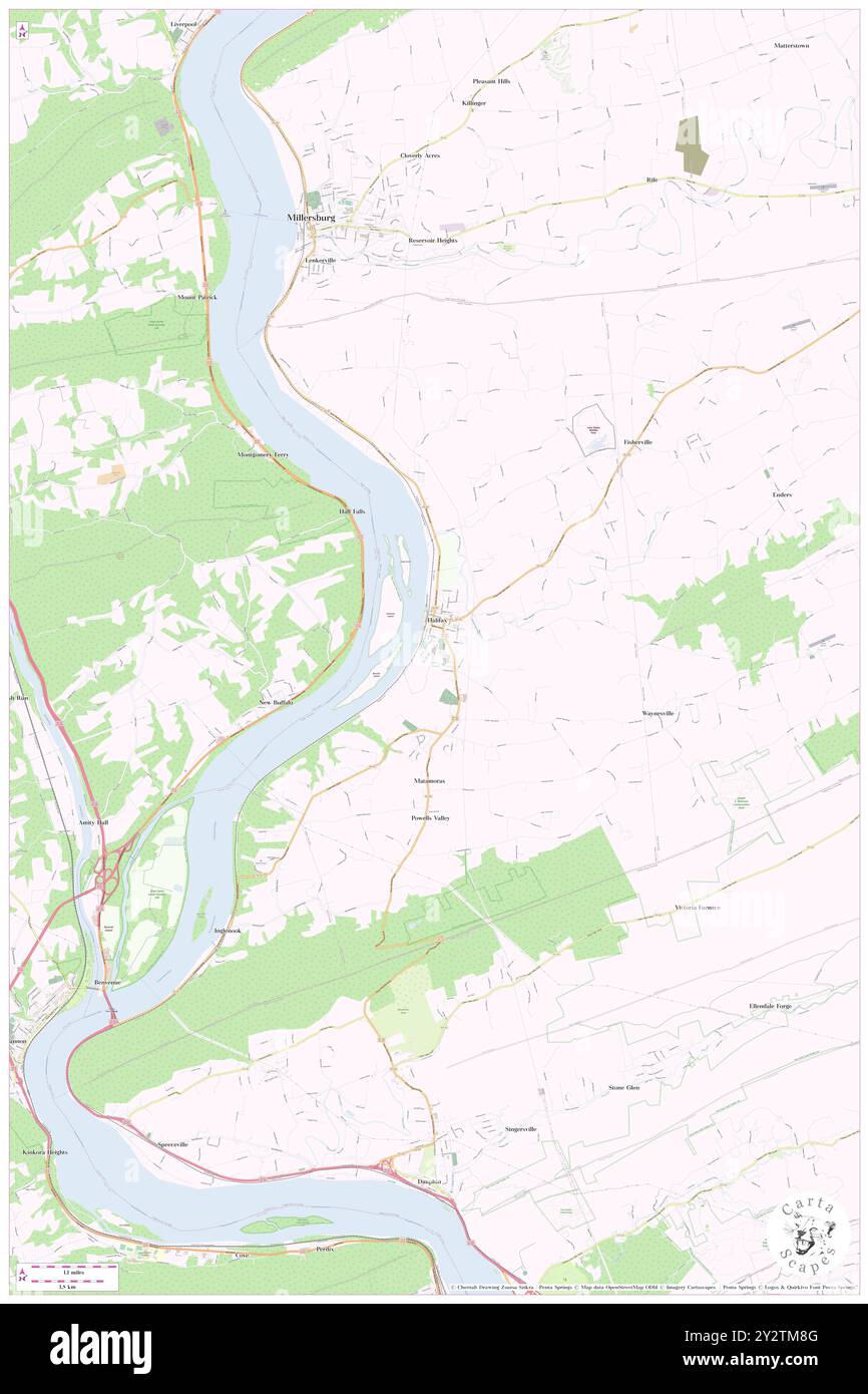 Halifax, Comté de Dauphin, US, États-Unis, Pennsylvanie, n 40 28' 5'', S 76 55' 54'', carte, Cartascapes carte publiée en 2024. Explorez Cartascapes, une carte qui révèle la diversité des paysages, des cultures et des écosystèmes de la Terre. Voyage à travers le temps et l'espace, découvrir l'interconnexion du passé, du présent et de l'avenir de notre planète. Banque D'Images