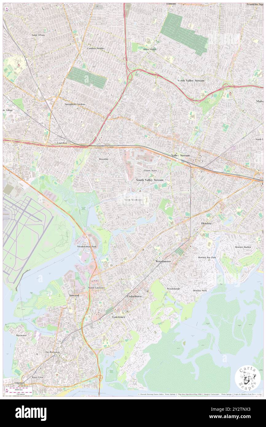 North Woodmere, Comté de Nassau, US, États-Unis, New York, n 40 39' 0'', S 73 43' 26'', carte, Cartascapes carte publiée en 2024. Explorez Cartascapes, une carte qui révèle la diversité des paysages, des cultures et des écosystèmes de la Terre. Voyage à travers le temps et l'espace, découvrir l'interconnexion du passé, du présent et de l'avenir de notre planète. Banque D'Images