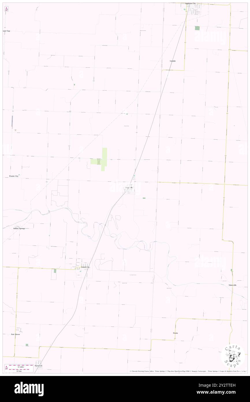 Rockville, Comté de Bates, US, États-Unis, Missouri, n 38 4' 17'', S 94 4' 46'', carte, Carthascapes carte publiée en 2024. Explorez Cartascapes, une carte qui révèle la diversité des paysages, des cultures et des écosystèmes de la Terre. Voyage à travers le temps et l'espace, découvrir l'interconnexion du passé, du présent et de l'avenir de notre planète. Banque D'Images