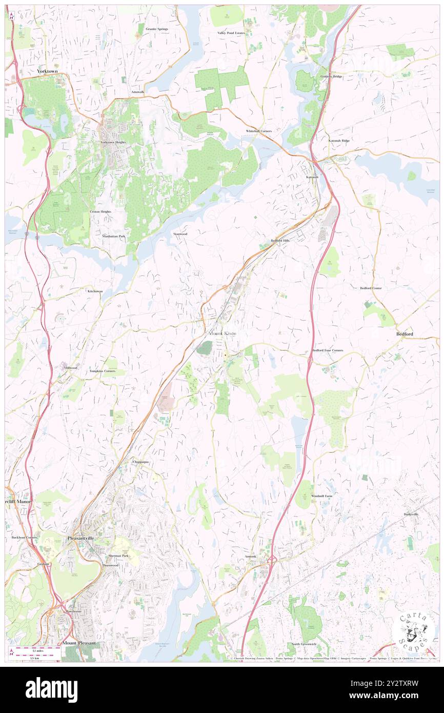 Mount Kisco, Comté de Westchester, US, États-Unis, New York, n 41 12' 15'', S 73 43' 37'', carte, Cartascapes carte publiée en 2024. Explorez Cartascapes, une carte qui révèle la diversité des paysages, des cultures et des écosystèmes de la Terre. Voyage à travers le temps et l'espace, découvrir l'interconnexion du passé, du présent et de l'avenir de notre planète. Banque D'Images