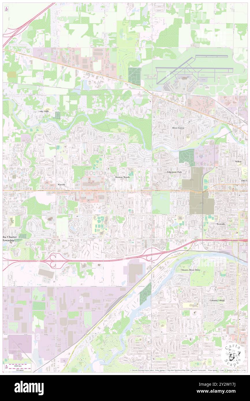 Bretton Woods, Comté d'Eaton, US, États-Unis, Michigan, n 42 44' 31'', S 84 36' 49'', carte, Cartascapes carte publiée en 2024. Explorez Cartascapes, une carte qui révèle la diversité des paysages, des cultures et des écosystèmes de la Terre. Voyage à travers le temps et l'espace, découvrir l'interconnexion du passé, du présent et de l'avenir de notre planète. Banque D'Images