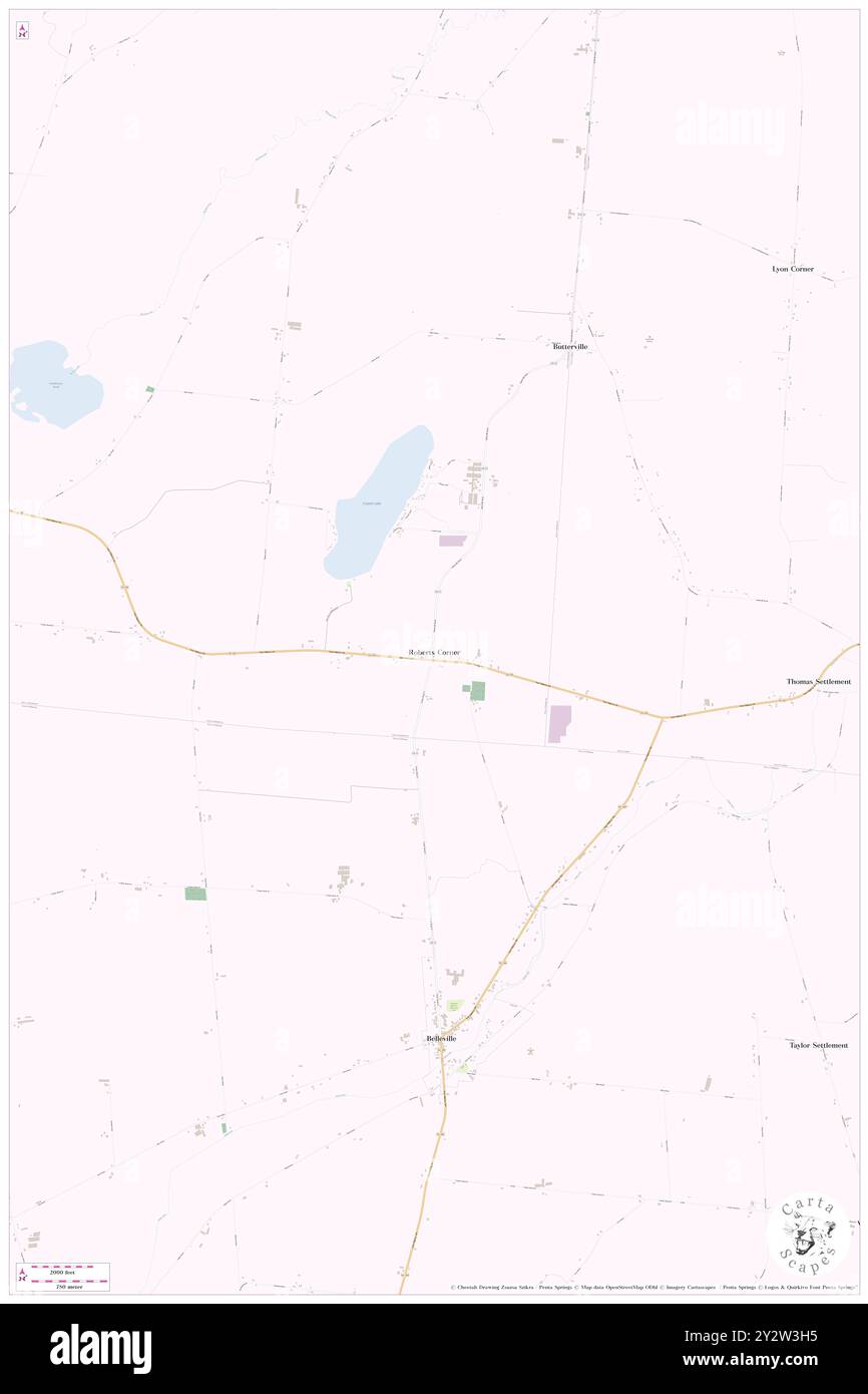 Roberts Corner, Comté de Jefferson, US, États-Unis, New York, n 43 48' 59'', S 76 7' 12'', carte, Cartascapes carte publiée en 2024. Explorez Cartascapes, une carte qui révèle la diversité des paysages, des cultures et des écosystèmes de la Terre. Voyage à travers le temps et l'espace, découvrir l'interconnexion du passé, du présent et de l'avenir de notre planète. Banque D'Images