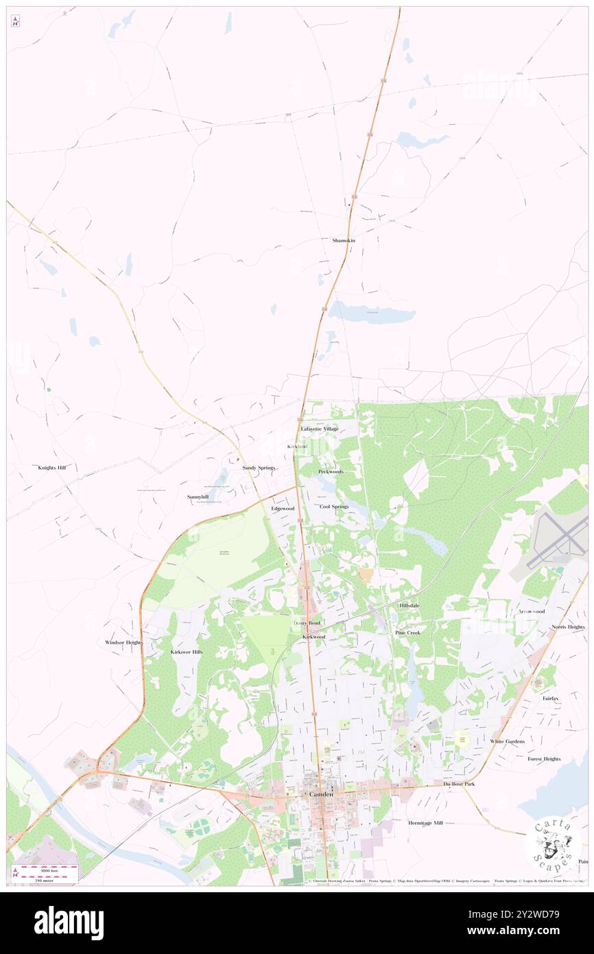 Kirkland, comté de Kershaw, US, États-Unis, Caroline du Sud, n 34 17' 46'', S 80 36' 40'', carte, Cartascapes carte publiée en 2024. Explorez Cartascapes, une carte qui révèle la diversité des paysages, des cultures et des écosystèmes de la Terre. Voyage à travers le temps et l'espace, découvrir l'interconnexion du passé, du présent et de l'avenir de notre planète. Banque D'Images