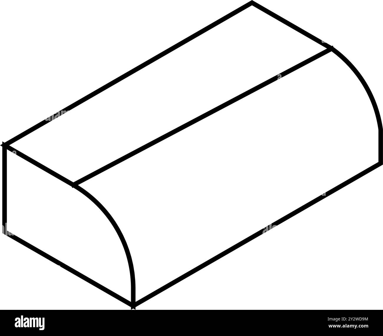 matériau de construction faisant face à la ligne de brique icône illustration vectorielle Illustration de Vecteur