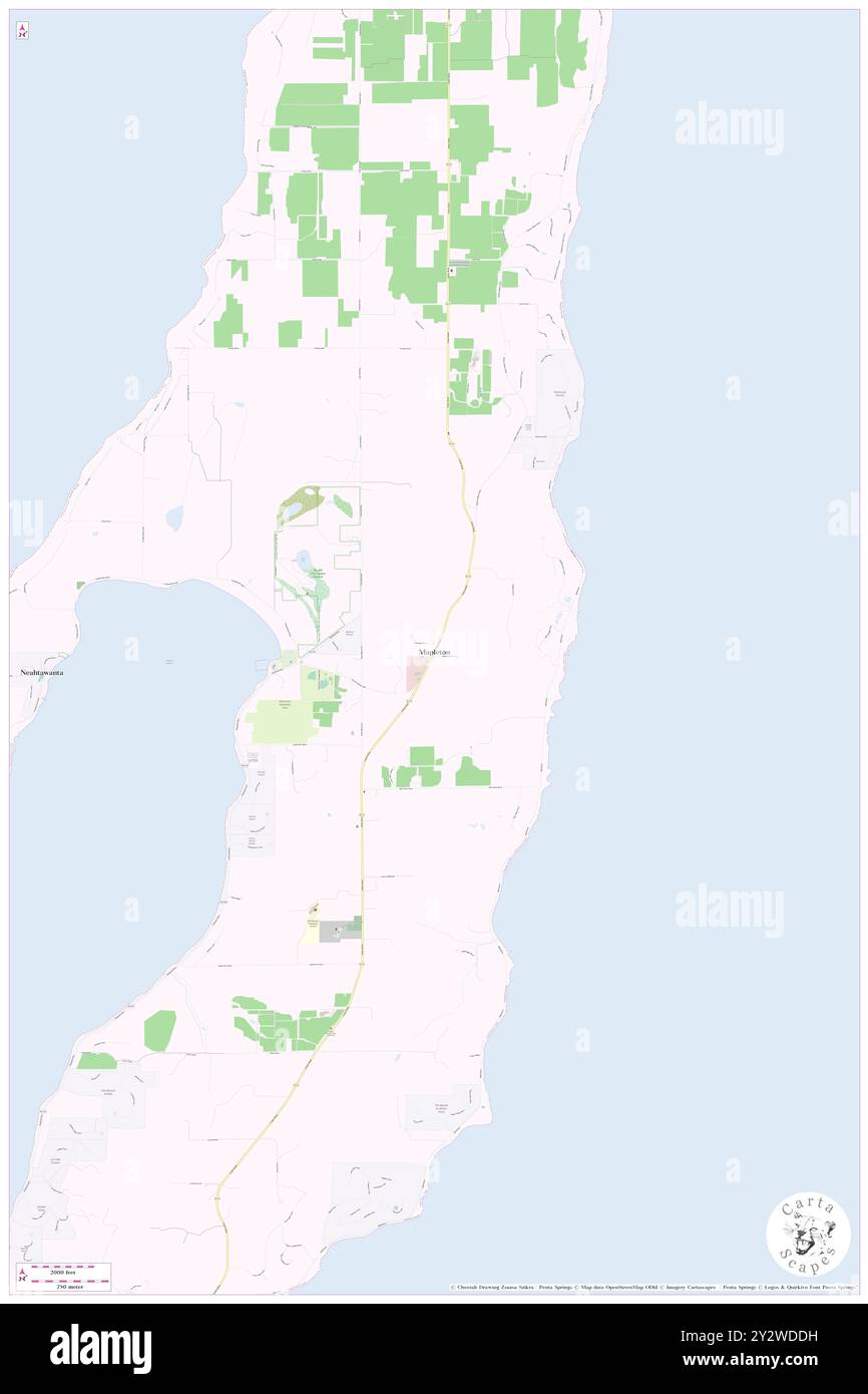 Mapleton, Comté de Grand traverse, US, États-Unis, Michigan, n 44 53' 43'', S 85 30' 24'', carte, Cartascapes carte publiée en 2024. Explorez Cartascapes, une carte qui révèle la diversité des paysages, des cultures et des écosystèmes de la Terre. Voyage à travers le temps et l'espace, découvrir l'interconnexion du passé, du présent et de l'avenir de notre planète. Banque D'Images