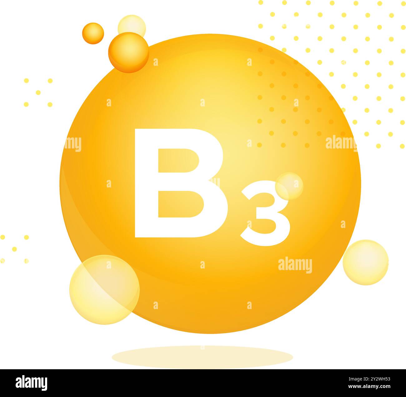 Icône d'emballage - fortifié avec de la vitamine B3- niacine - icône stock comme fichier EPS 10 Illustration de Vecteur