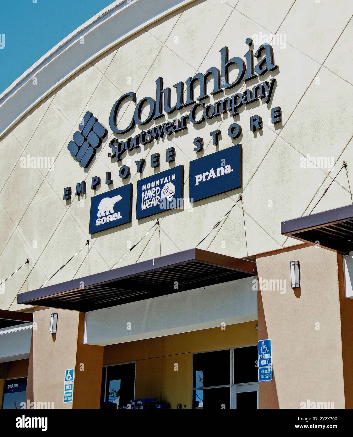 Columbia Sportswear Company à Union City, Californie Banque D'Images