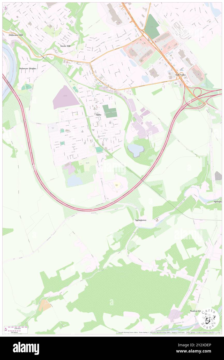 Alpha, comté de Northampton, US, États-Unis, Pennsylvanie, n 40 51' 7'', S 75 17' 5'', carte, Cartascapes carte publiée en 2024. Explorez Cartascapes, une carte qui révèle la diversité des paysages, des cultures et des écosystèmes de la Terre. Voyage à travers le temps et l'espace, découvrir l'interconnexion du passé, du présent et de l'avenir de notre planète. Banque D'Images