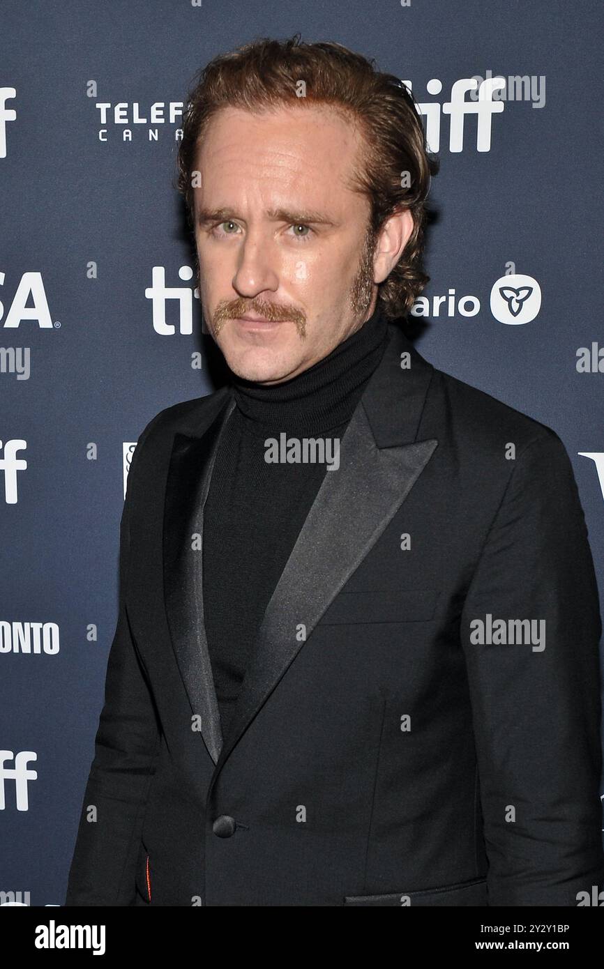 06 septembre 2024 - Toronto, Ontario Canada - Ben Foster. « Sharp Corner » première au Festival international du film de Toronto 2024 au TIFF Lightbox. (Crédit image : © Brent Perniac/AdMedia via ZUMA Press Wire) USAGE ÉDITORIAL SEULEMENT! Non destiné à UN USAGE commercial ! Banque D'Images