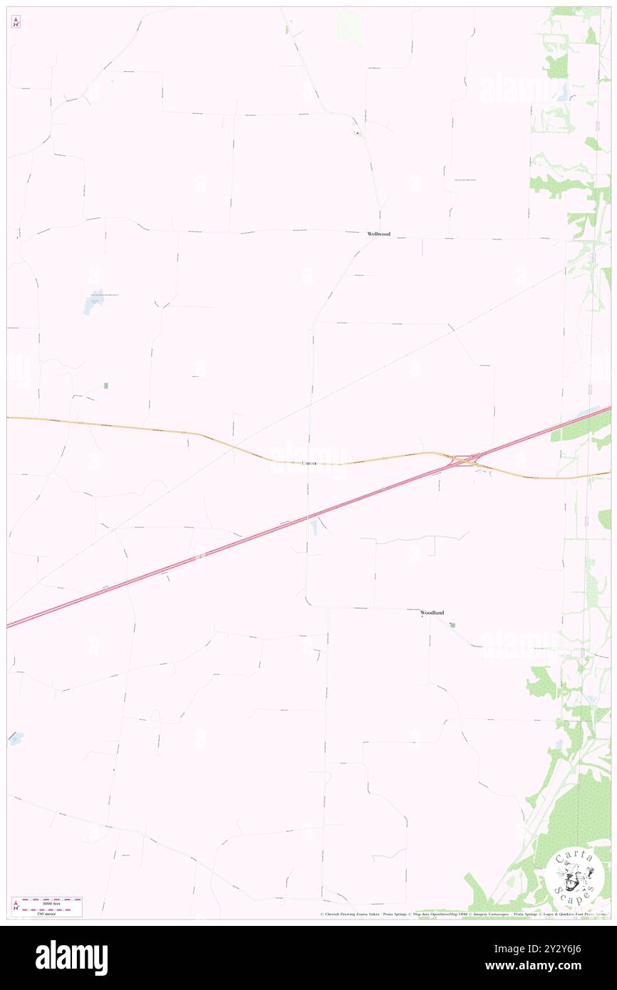 Union, comté de Haywood, US, États-Unis, Tennessee, n 35 35' 5'', S 89 7' 10'', carte, Cartascapes carte publiée en 2024. Explorez Cartascapes, une carte qui révèle la diversité des paysages, des cultures et des écosystèmes de la Terre. Voyage à travers le temps et l'espace, découvrir l'interconnexion du passé, du présent et de l'avenir de notre planète. Banque D'Images