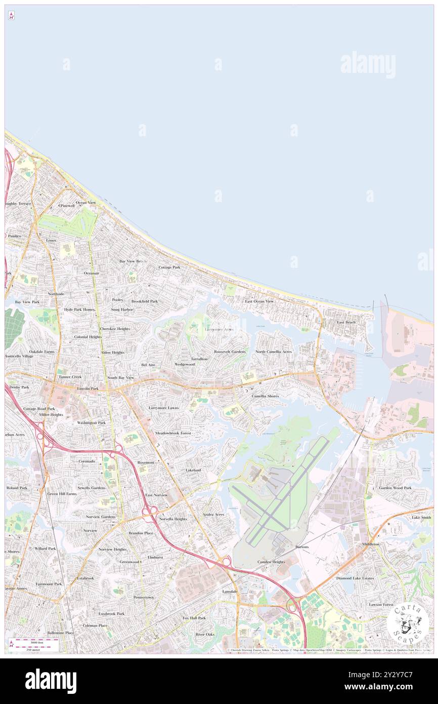 Larrymore acres, ville de Norfolk, États-Unis, États-Unis, Virginie, n 36 55' 34'', S 76 12' 54'', carte, Cartascapes carte publiée en 2024. Explorez Cartascapes, une carte qui révèle la diversité des paysages, des cultures et des écosystèmes de la Terre. Voyage à travers le temps et l'espace, découvrir l'interconnexion du passé, du présent et de l'avenir de notre planète. Banque D'Images