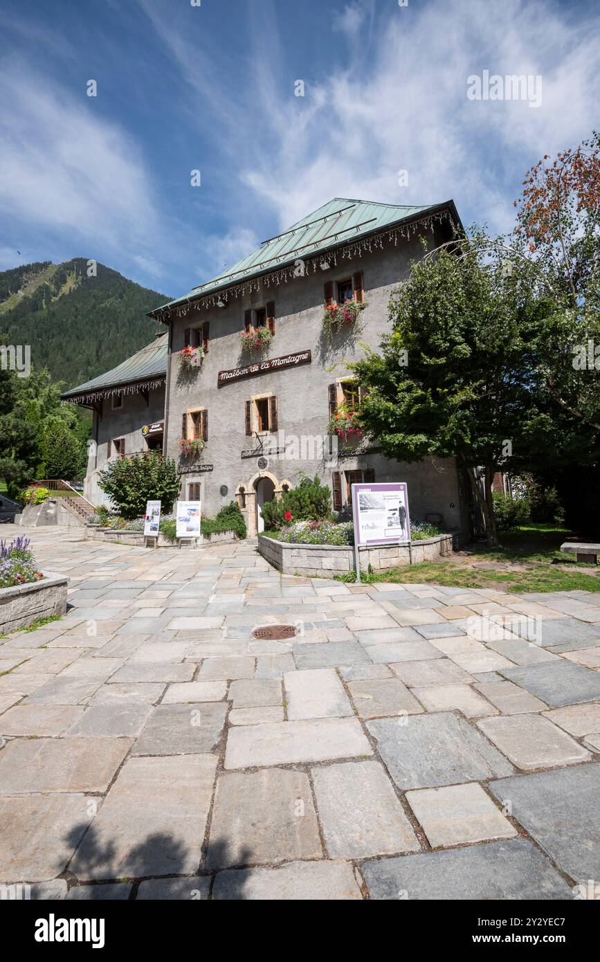 Maison de la montagne à Camonix siège de l'office de haute montagne Banque D'Images