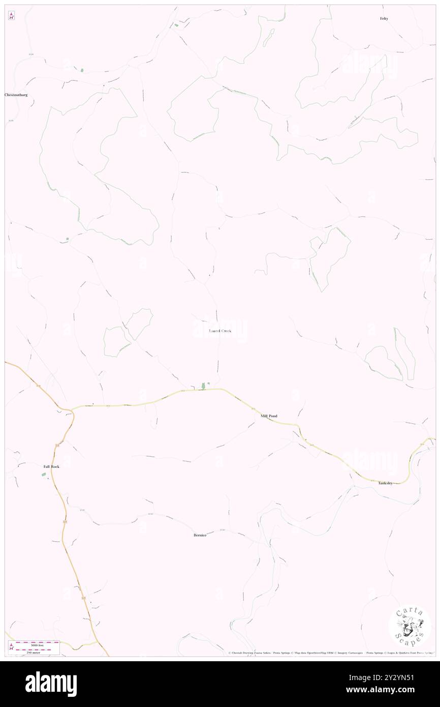 Laurel Creek, Comté de Clay, US, États-Unis, Kentucky, n 37 14' 42'', S 83 44' 55'', carte, Cartascapes carte publiée en 2024. Explorez Cartascapes, une carte qui révèle la diversité des paysages, des cultures et des écosystèmes de la Terre. Voyage à travers le temps et l'espace, découvrir l'interconnexion du passé, du présent et de l'avenir de notre planète. Banque D'Images