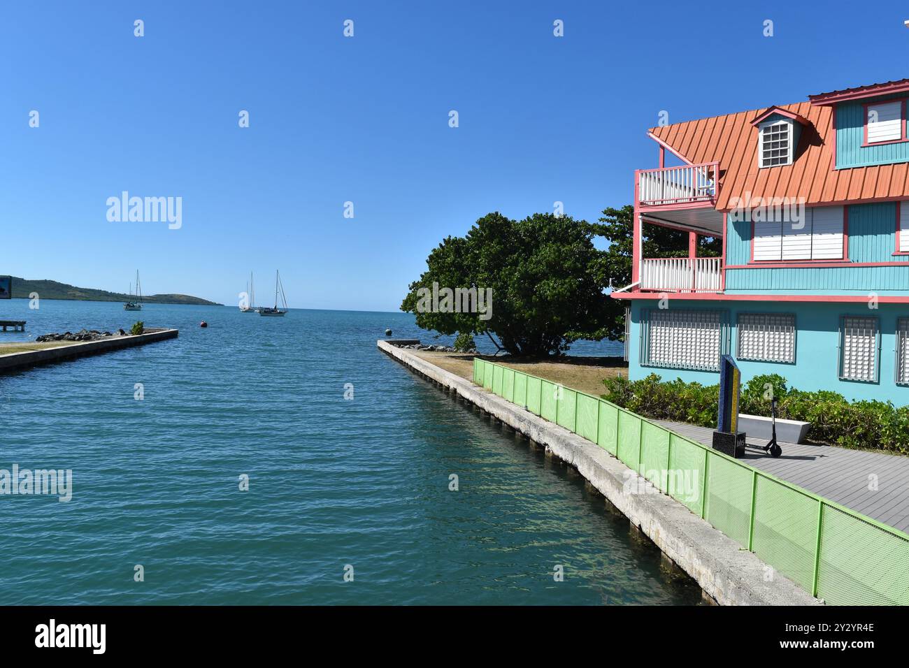 Profiter de la plage à Boqueron Porto Rico Banque D'Images