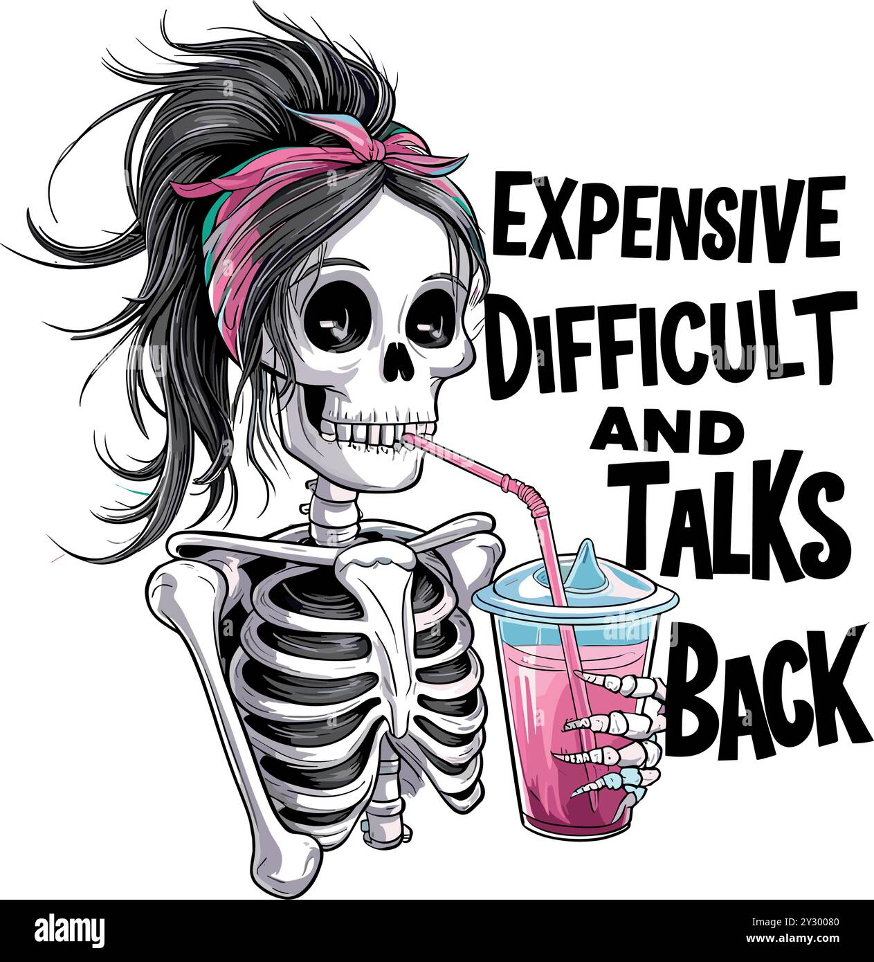 Cher difficile et répond Illustration de Vecteur