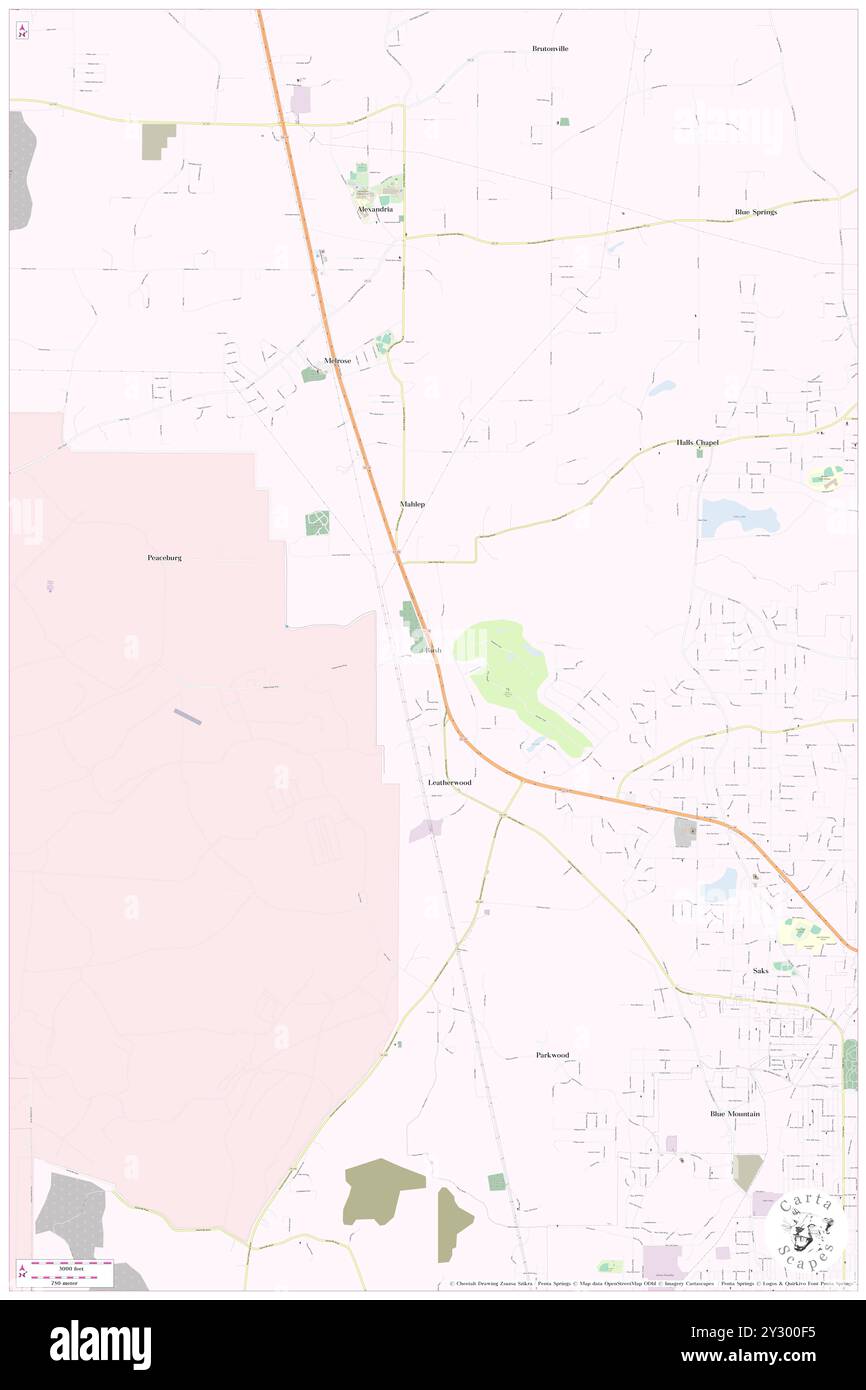 Bush, Comté de Calhoun, US, États-Unis, Alabama, n 33 43' 49'', S 85 52' 42'', carte, Cartascapes carte publiée en 2024. Explorez Cartascapes, une carte qui révèle la diversité des paysages, des cultures et des écosystèmes de la Terre. Voyage à travers le temps et l'espace, découvrir l'interconnexion du passé, du présent et de l'avenir de notre planète. Banque D'Images