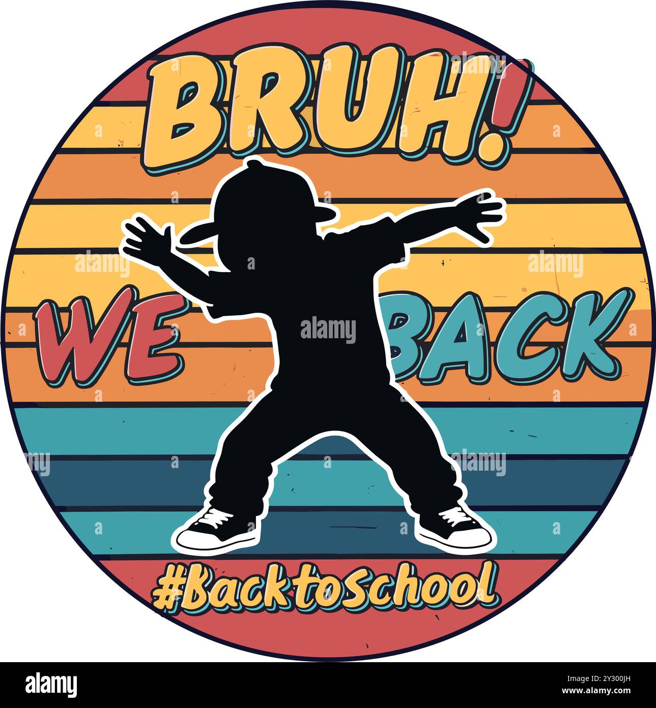 Bruh nous revenons Illustration de Vecteur
