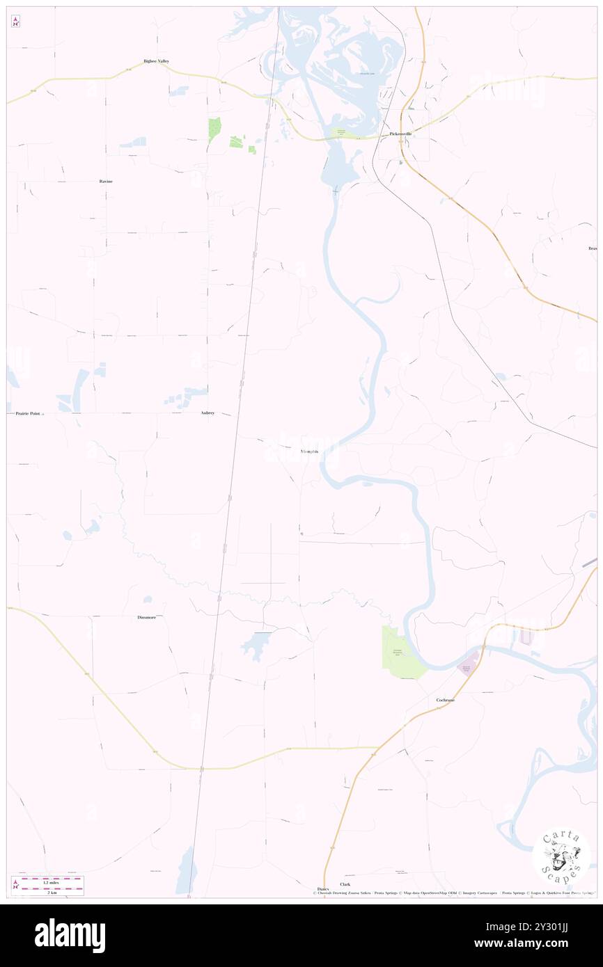 Memphis, Comté de Pickens, US, États-Unis, Alabama, n 33 8' 11'', S 88 17' 51'', carte, Cartascapes carte publiée en 2024. Explorez Cartascapes, une carte qui révèle la diversité des paysages, des cultures et des écosystèmes de la Terre. Voyage à travers le temps et l'espace, découvrir l'interconnexion du passé, du présent et de l'avenir de notre planète. Banque D'Images