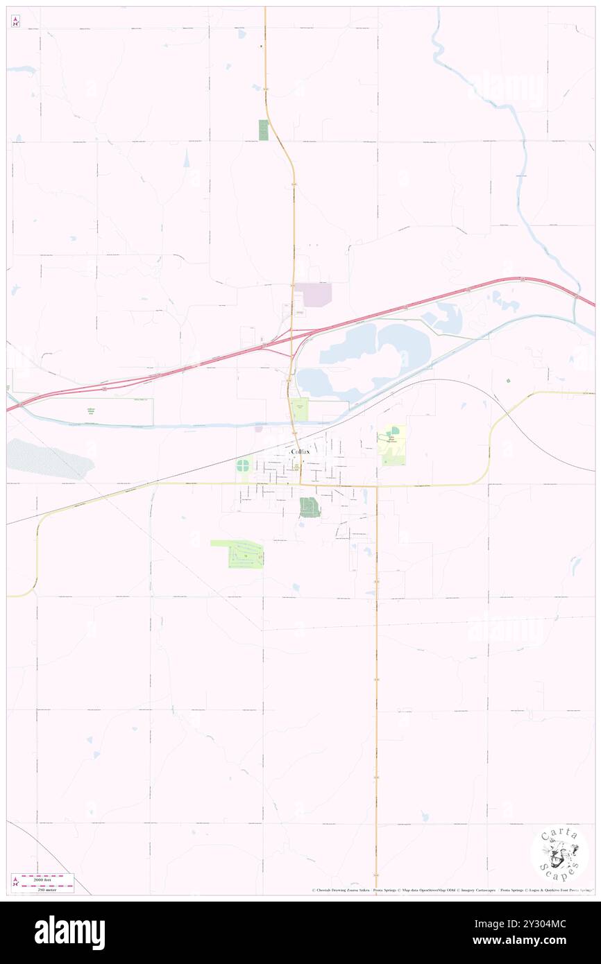 Colfax, Jasper County, US, United States, Iowa, n 41 40' 39'', S 93 14' 42'', carte, Cartascapes carte publiée en 2024. Explorez Cartascapes, une carte qui révèle la diversité des paysages, des cultures et des écosystèmes de la Terre. Voyage à travers le temps et l'espace, découvrir l'interconnexion du passé, du présent et de l'avenir de notre planète. Banque D'Images