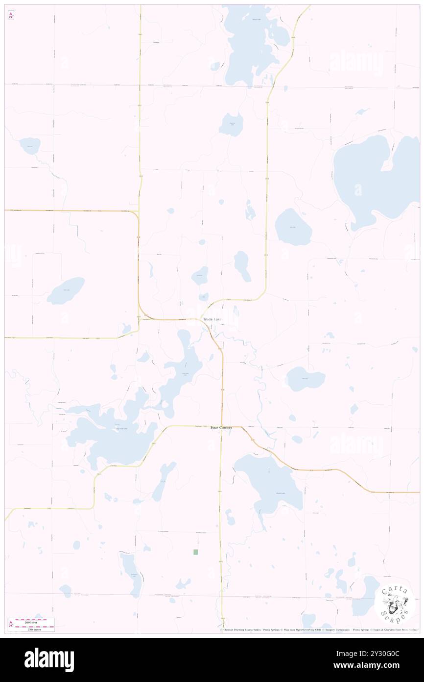 Trade Lake, comté de Burnett, US, États-Unis, Wisconsin, n 45 41' 22'', S 92 35' 34'', carte, Cartascapes carte publiée en 2024. Explorez Cartascapes, une carte qui révèle la diversité des paysages, des cultures et des écosystèmes de la Terre. Voyage à travers le temps et l'espace, découvrir l'interconnexion du passé, du présent et de l'avenir de notre planète. Banque D'Images