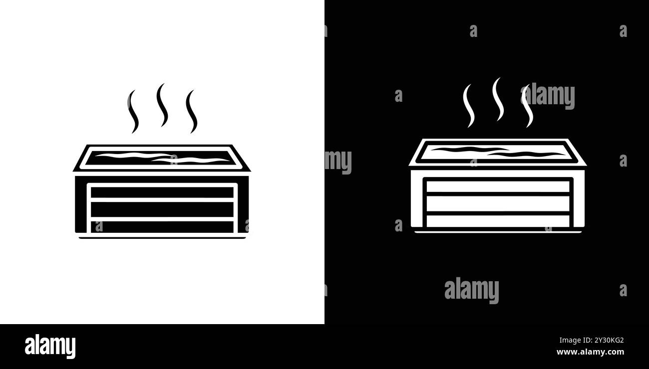 Collection de logo vectoriel d'icône Jacuzzi ou groupe de pack de paquet Illustration de Vecteur