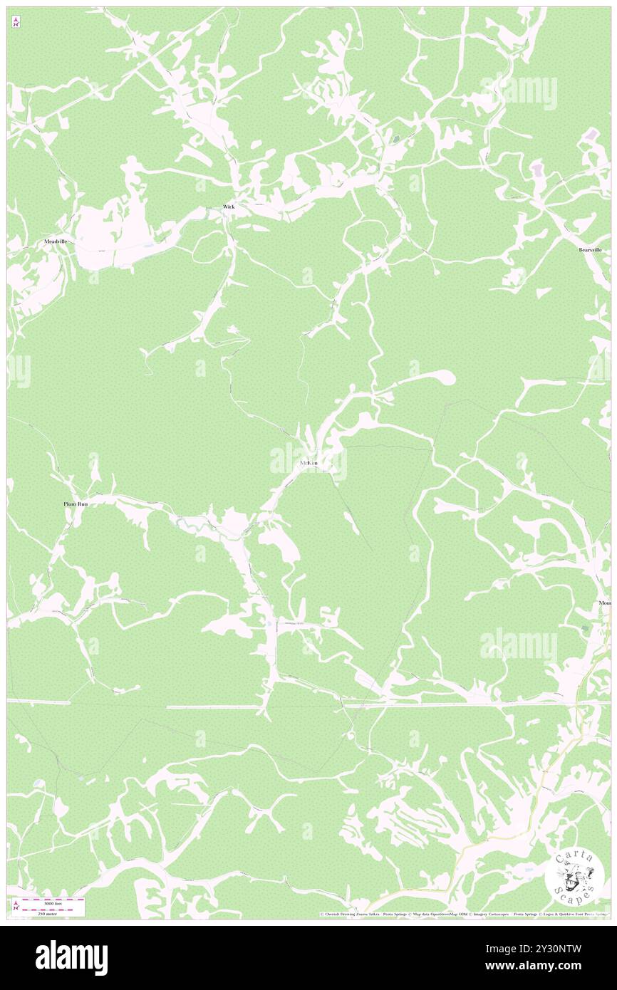 McKim, Tyler County, US, United States, West Virginia, n 39 22' 48'', S 80 57' 38'', carte, Cartascapes carte publiée en 2024. Explorez Cartascapes, une carte qui révèle la diversité des paysages, des cultures et des écosystèmes de la Terre. Voyage à travers le temps et l'espace, découvrir l'interconnexion du passé, du présent et de l'avenir de notre planète. Banque D'Images