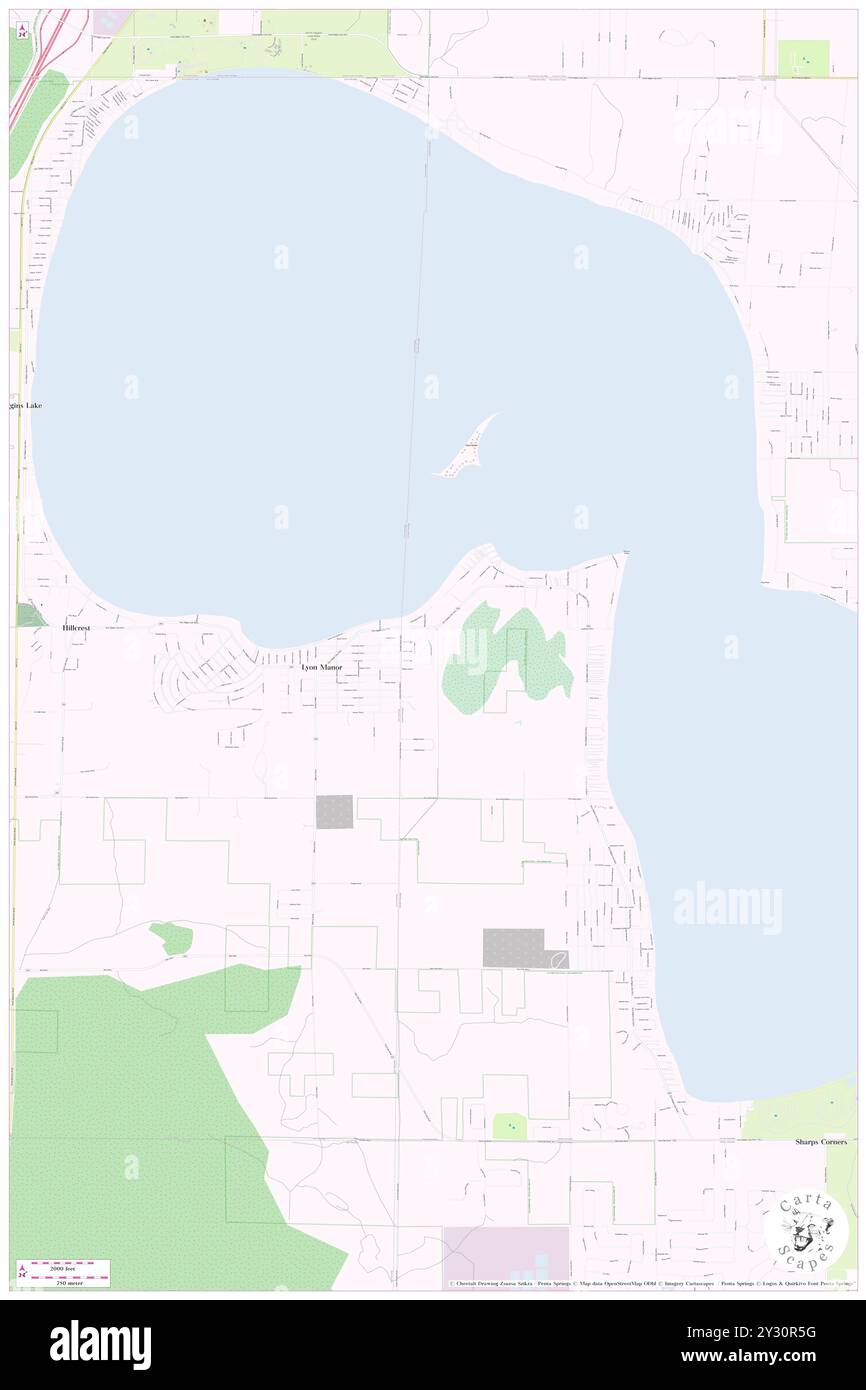 Lyon Manor, comté de Roscommon, US, États-Unis, Michigan, n 44 27' 46'', S 84 43' 50'', carte, Cartascapes carte publiée en 2024. Explorez Cartascapes, une carte qui révèle la diversité des paysages, des cultures et des écosystèmes de la Terre. Voyage à travers le temps et l'espace, découvrir l'interconnexion du passé, du présent et de l'avenir de notre planète. Banque D'Images