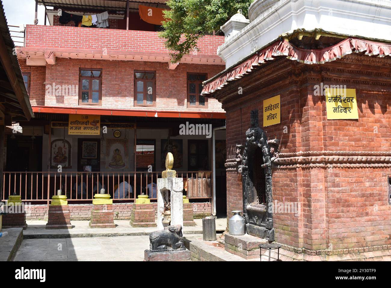 Temple Shree Swasthani Mata, Sankhu, Katmandou, Népal - Temple hindou à Sankwa, Shankharapur, Népal Banque D'Images