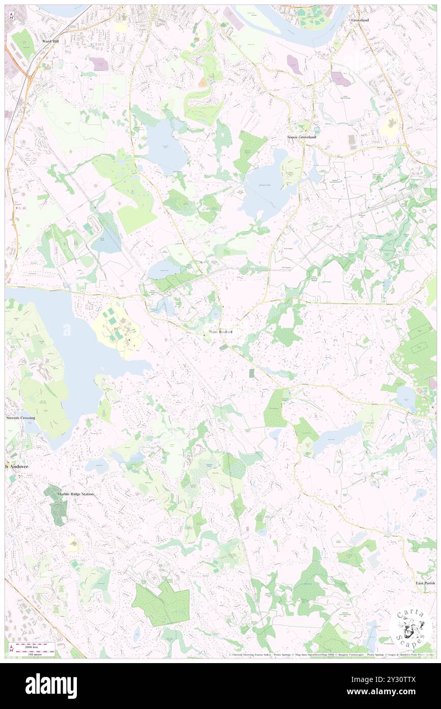 West Boxford, Comté d'Essex, US, États-Unis, Massachusetts, n 42 42' 25'', S 71 3' 50'', carte, Cartascapes carte publiée en 2024. Explorez Cartascapes, une carte qui révèle la diversité des paysages, des cultures et des écosystèmes de la Terre. Voyage à travers le temps et l'espace, découvrir l'interconnexion du passé, du présent et de l'avenir de notre planète. Banque D'Images