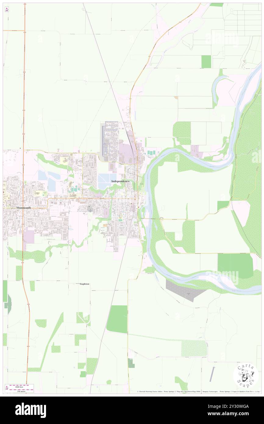 Indépendance, comté de Polk, États-Unis, Oregon, n 44 51' 4'', S 123 11' 12'', carte, Cartascapes carte publiée en 2024. Explorez Cartascapes, une carte qui révèle la diversité des paysages, des cultures et des écosystèmes de la Terre. Voyage à travers le temps et l'espace, découvrir l'interconnexion du passé, du présent et de l'avenir de notre planète. Banque D'Images