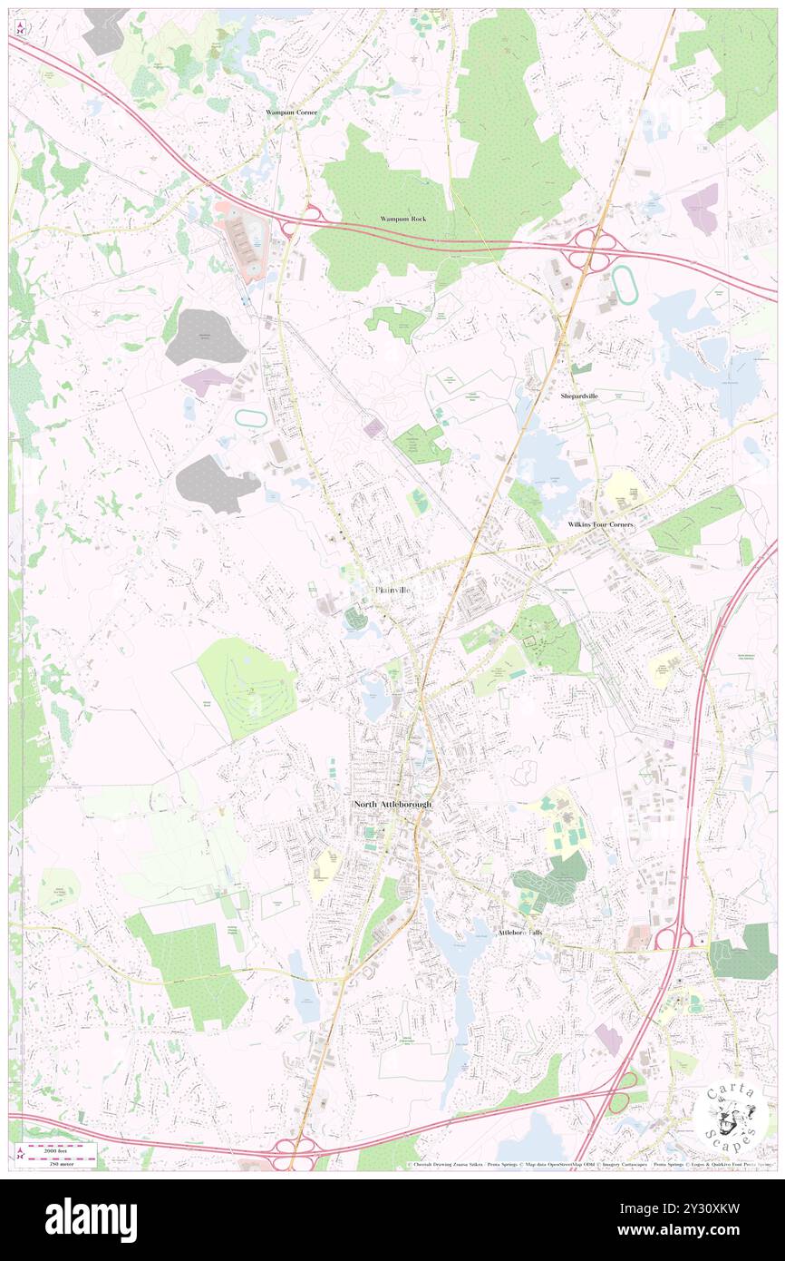 Plainville, Comté de Norfolk, US, États-Unis, Massachusetts, n 42 0' 15'', S 71 19' 58'', carte, Cartascapes carte publiée en 2024. Explorez Cartascapes, une carte qui révèle la diversité des paysages, des cultures et des écosystèmes de la Terre. Voyage à travers le temps et l'espace, découvrir l'interconnexion du passé, du présent et de l'avenir de notre planète. Banque D'Images