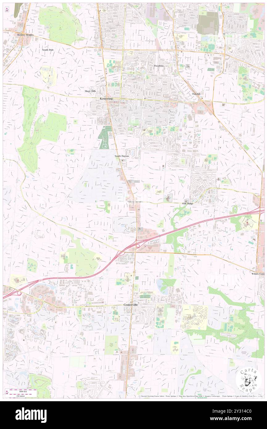 Woodbourne, Comté de Montgomery, US, États-Unis, Ohio, n 39 39' 33'', S 84 9' 29'', carte, Cartascapes carte publiée en 2024. Explorez Cartascapes, une carte qui révèle la diversité des paysages, des cultures et des écosystèmes de la Terre. Voyage à travers le temps et l'espace, découvrir l'interconnexion du passé, du présent et de l'avenir de notre planète. Banque D'Images