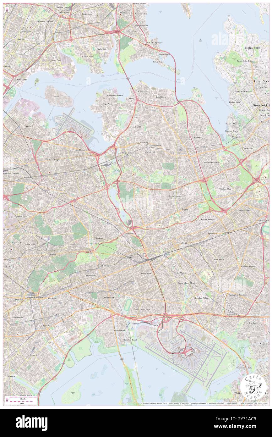 Kew Gardens Hills, Queens County, US, États-Unis, New York, n 40 43' 48'', S 73 49' 24'', carte, Cartascapes carte publiée en 2024. Explorez Cartascapes, une carte qui révèle la diversité des paysages, des cultures et des écosystèmes de la Terre. Voyage à travers le temps et l'espace, découvrir l'interconnexion du passé, du présent et de l'avenir de notre planète. Banque D'Images